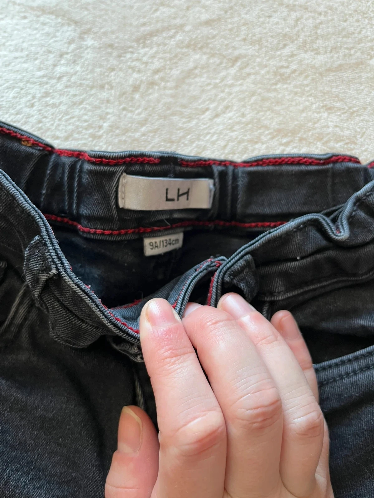jean noir slim la halle taille 9 ans – basique chic 🖤 – photo 2